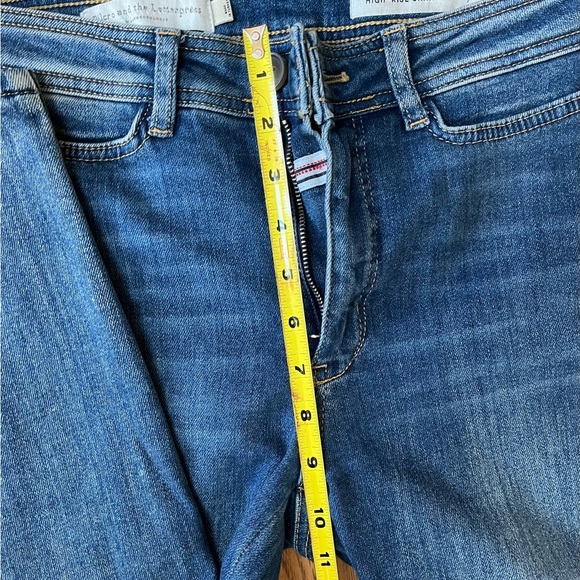 Pilcro and the Letterpress Anthropologie High Rise Skinny Ankle Cropped Jeans - Picture 6 of 10